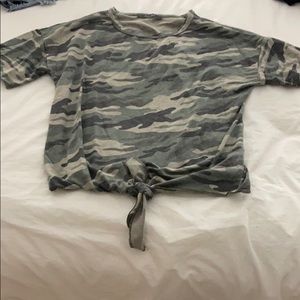 Green camo top-tj Maxx